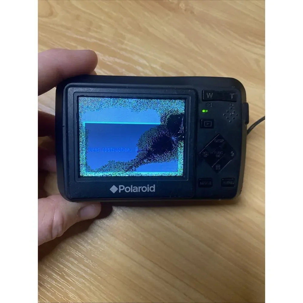 Polaroid i1038 Red Digital Camera 3x Zoom PARTS ONLY